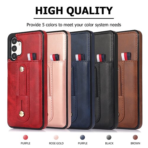Phone Case For Samsung Galaxy Classic Series A73 A53 A33 A13 S22 Ultra Plus S21 FE S20 S9 S9 Plus Note 9 A72 A52 A42 S10 S10 Plus S10 Lite Bumper Frame Full Body Protective Dustproof Solid Colored PU
Phone Case For Samsung Galaxy Classic Series A73 A53 A33 A13 S22 Ultra Plus S21 FE S20 S9 S9 Plus Note 9 A72 A52 A42 S10 S10 Plus S10 Lite Bumper Frame Full Body Protective Dustproof Solid Colored PU