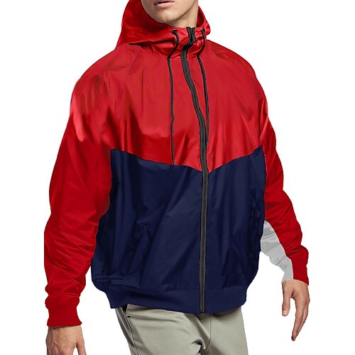 Men's Running Jacket Hoodie Jacket Full Zip Long Sleeve Top Athletic Athleisure Thermal Warm Windproof Breathable Fitness Running Jogging Sportswear Activewear Color Block Army Green Dark Navy Red
Men's Running Jacket Hoodie Jacket Full Zip Long Sleeve Top Athletic Athleisure Thermal Warm Windproof Breathable Fitness Running Jogging Sportswear Activewear Color Block Army Green Dark Navy Red