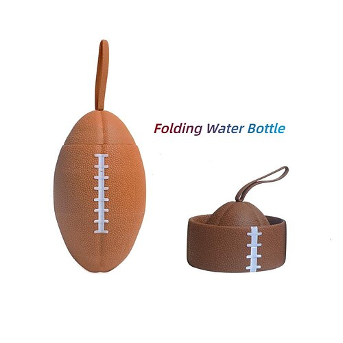 Rugby Water Bottle 750ml Large Capacity Silicone Foldable Water Bottle Outdoor Sports Fitness Running Kettle
Rugby Water Bottle 750ml Large Capacity Silicone Foldable Water Bottle Outdoor Sports Fitness Running Kettle