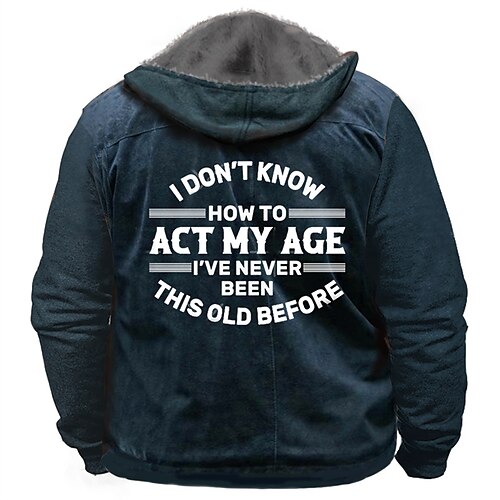 Men's Fleece Jacket Full Zip Hoodie Fleece Hoodie Sherpa Jacket Navy Blue Hooded Letter Graphic Prints Zipper Print Sports & Outdoor Daily Sports 3D Print Fleece Streetwear Designer Casual Winter
Men's Fleece Jacket Full Zip Hoodie Fleece Hoodie Sherpa Jacket Navy Blue Hooded Letter Graphic Prints Zipper Print Sports & Outdoor Daily Sports 3D Print Fleece Streetwear Designer Casual Winter
