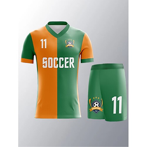 Unisex Tracksuit 2 Piece Athletic Breathable Quick Dry Soft Football / Soccer Sportswear Activewear Color Block Green Purple Rosy Pink
Unisex Tracksuit 2 Piece Athletic Breathable Quick Dry Soft Football / Soccer Sportswear Activewear Color Block Green Purple Rosy Pink