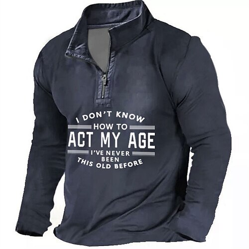 Men's Zip Up Sweatshirt Pullover Black Army Green Navy Blue Half Zip Letter Graphic Prints Zipper Print Daily Sports 3D Print Basic Designer Casual Spring & Fall Clothing Apparel Hoodies Sweatshirts
Men's Zip Up Sweatshirt Pullover Black Army Green Navy Blue Half Zip Letter Graphic Prints Zipper Print Daily Sports 3D Print Basic Designer Casual Spring & Fall Clothing Apparel Hoodies Sweatshirts
