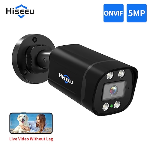 

Hiseeu AHD 720P 1080P Bullet CCTV Camera Waterproof Outdoor IR CUT Night Vision 2K HD 5MP Security Cam Video Surveillance Camera