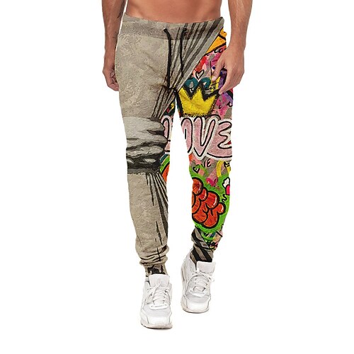 Men's Sweatpants Joggers Trousers Drawstring Elastic Waist 3D Print Graphic Prints Graffiti Hand Comfort Sports Outdoor Casual Daily Streetwear Stylish Blue Yellow Micro-elastic
Men's Sweatpants Joggers Trousers Drawstring Elastic Waist 3D Print Graphic Prints Graffiti Hand Comfort Sports Outdoor Casual Daily Streetwear Stylish Blue Yellow Micro-elastic