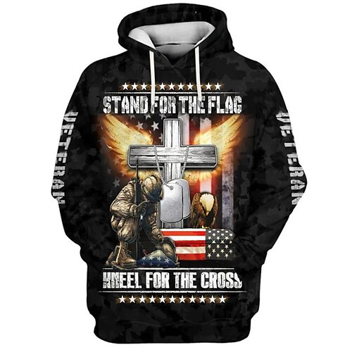 Men's Pullover Hoodie Sweatshirt Black Hooded Graphic Prints Cross Print Daily Sports 3D Print Basic Streetwear Designer Spring Fall Clothing Apparel Soldier Hoodies Sweatshirts
Men's Pullover Hoodie Sweatshirt Black Hooded Graphic Prints Cross Print Daily Sports 3D Print Basic Streetwear Designer Spring Fall Clothing Apparel Soldier Hoodies Sweatshirts
