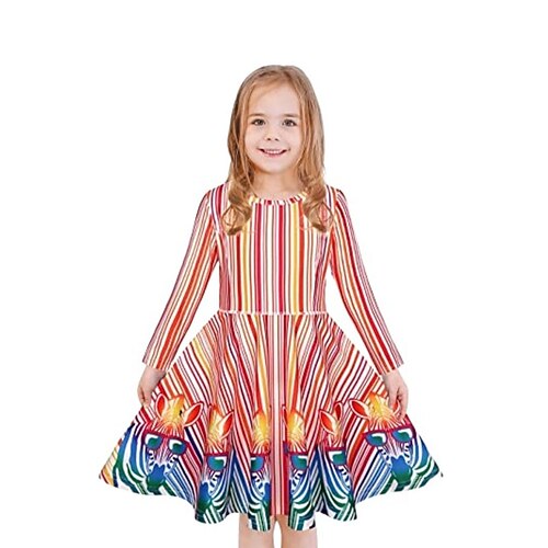 Kids Girls' Dress Animal A Line Dress Above Knee Dress Casual Cotton Long Sleeve Casual Dress 2-13 Years Winter Light Blue Blue Purple
Kids Girls' Dress Animal A Line Dress Above Knee Dress Casual Cotton Long Sleeve Casual Dress 2-13 Years Winter Light Blue Blue Purple