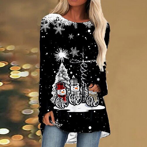 Women's Casual Dress T Shirt Dress Tee Dress Shift Dress Mini Dress Black Long Sleeve Letter Print Winter Fall Spring Crew Neck Fashion Christmas Daily 2022 S M L XL XXL 3XL
Women's Casual Dress T Shirt Dress Tee Dress Shift Dress Mini Dress Black Long Sleeve Letter Print Winter Fall Spring Crew Neck Fashion Christmas Daily 2022 S M L XL XXL 3XL