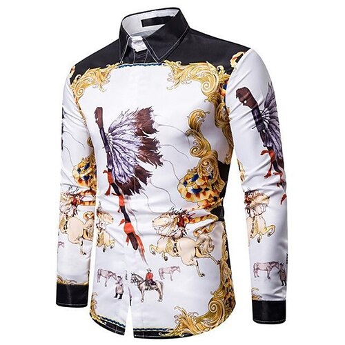 Men's Shirt Color Block Abstract Graphic Prints Turndown Black / White Green Black Gold Yellow 3D Print Outdoor Street Long Sleeve Button-Down Print Clothing Apparel Fashion Designer Casual Soft
Men's Shirt Color Block Abstract Graphic Prints Turndown Black / White Green Black Gold Yellow 3D Print Outdoor Street Long Sleeve Button-Down Print Clothing Apparel Fashion Designer Casual Soft