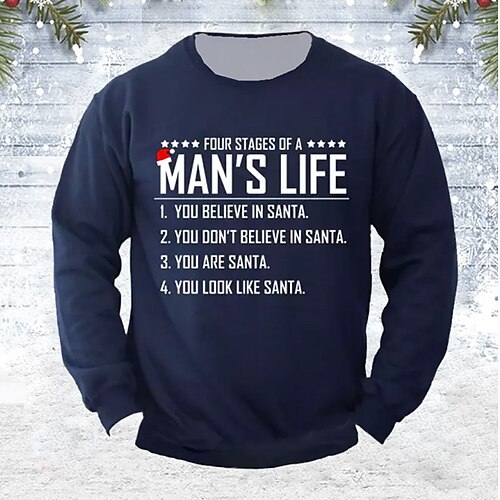 Men's Sweatshirt Pullover Black Navy Blue Crew Neck Letter Graphic Prints Print Christmas Daily Sports 3D Print Basic Streetwear Designer Spring & Fall Clothing Apparel Hoodies Sweatshirts
Men's Sweatshirt Pullover Black Navy Blue Crew Neck Letter Graphic Prints Print Christmas Daily Sports 3D Print Basic Streetwear Designer Spring & Fall Clothing Apparel Hoodies Sweatshirts