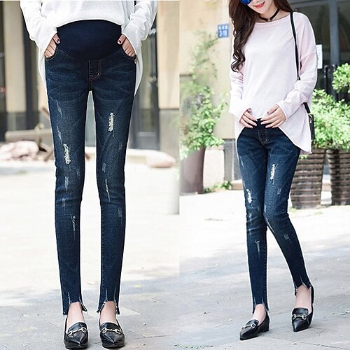 Women's Tapered pants Jeans Denim Light Blue Dark Blue High Waist Streetwear Casual Going out Casual Daily Full Length Soft Patchwork M L XL 2XL
Women's Tapered pants Jeans Denim Light Blue Dark Blue High Waist Streetwear Casual Going out Casual Daily Full Length Soft Patchwork M L XL 2XL