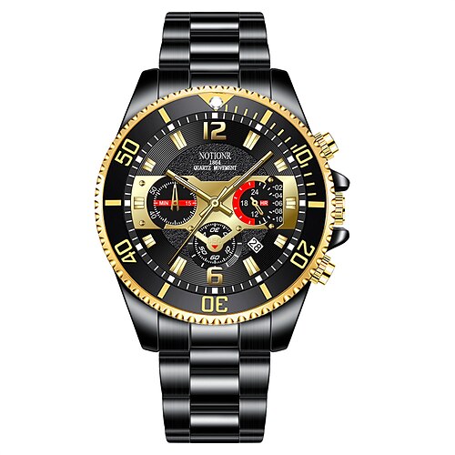 NOTIONR Brand Wrist Watch Quartz Watch Men's Luminous Calendar Steel Band Wrist Watch Waterproof Watch
NOTIONR Brand Wrist Watch Quartz Watch Men's Luminous Calendar Steel Band Wrist Watch Waterproof Watch