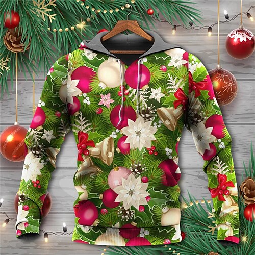 Men's Pullover Hoodie Sweatshirt Green Hooded Graphic Prints Ugly Christmas Print Daily Sports 3D Print Basic Streetwear Designer Spring & Fall Clothing Apparel Hoodies Sweatshirts
Men's Pullover Hoodie Sweatshirt Green Hooded Graphic Prints Ugly Christmas Print Daily Sports 3D Print Basic Streetwear Designer Spring & Fall Clothing Apparel Hoodies Sweatshirts