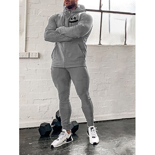 Men's Tracksuit Sweatsuit 2 Piece Full Zip Athletic Long Sleeve Breathable Moisture Wicking Soft Fitness Gym Workout Running Sportswear Activewear Solid Colored Yellow Black White Grey
Men's Tracksuit Sweatsuit 2 Piece Full Zip Athletic Long Sleeve Breathable Moisture Wicking Soft Fitness Gym Workout Running Sportswear Activewear Solid Colored Yellow Black White Grey