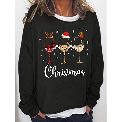 Women's Sweatshirt Pullover Basic Green Black Blue Graphic Christmas Round Neck Long Sleeve S M L XL 2XL 3XL
Women's Sweatshirt Pullover Basic Green Black Blue Graphic Christmas Round Neck Long Sleeve S M L XL 2XL 3XL