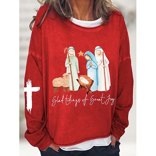 Women's Sweatshirt Pullover Basic Green Black Blue Graphic Street Round Neck Long Sleeve S M L XL 2XL 3XL
Women's Sweatshirt Pullover Basic Green Black Blue Graphic Street Round Neck Long Sleeve S M L XL 2XL 3XL