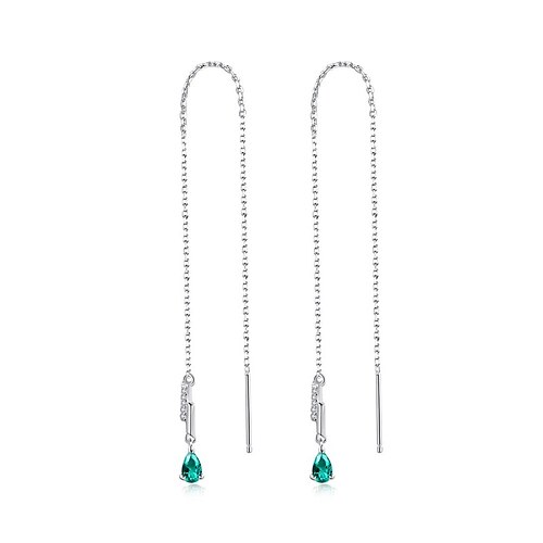 Dame Blå Grønn Syntetisk Diamant Dråpeøreringer Fine smykker Klassisk Dyrebar Stilfull Enkel S925 sterlingsølv øredobber Smykker Grønn / Blå Til Fest Gave 1 par
Dame Blå Grønn Syntetisk Diamant Dråpeøreringer Fine smykker Klassisk Dyrebar Stilfull Enkel S925 sterlingsølv øredobber Smykker Grønn / Blå Til Fest Gave 1 par