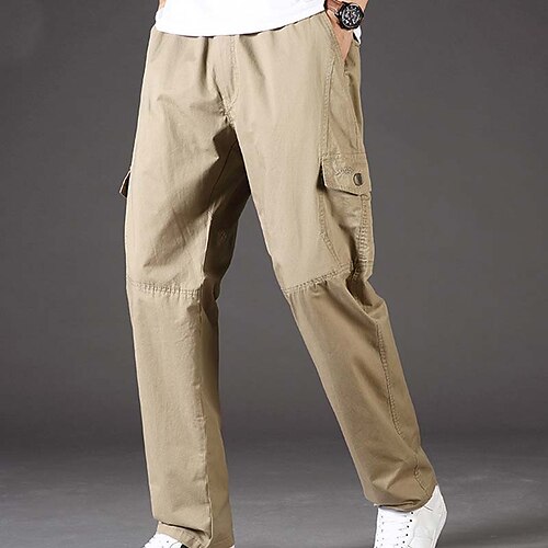 Men's Cargo Pants Trousers Drawstring Elastic Waist Multi Pocket Solid Color Daily Holiday Cotton Blend Streetwear Stylish ArmyGreen Black Micro-elastic
Men's Cargo Pants Trousers Drawstring Elastic Waist Multi Pocket Solid Color Daily Holiday Cotton Blend Streetwear Stylish ArmyGreen Black Micro-elastic