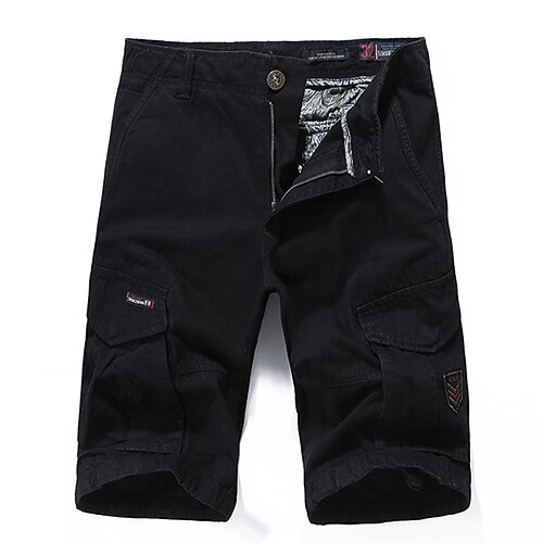 Men's Cargo Shorts Shorts Zipper Multi Pocket Solid Color Daily Holiday 100% Cotton Streetwear Stylish ArmyGreen Black Inelastic
Men's Cargo Shorts Shorts Zipper Multi Pocket Solid Color Daily Holiday 100% Cotton Streetwear Stylish ArmyGreen Black Inelastic