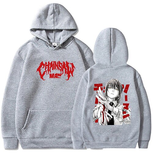 Inspired by Chainsaw Man Makima Hoodie Cartoon Manga Anime Front Pocket Graphic Hoodie For Men's Women's Unisex Adults' Hot Stamping 100% Polyester
Inspired by Chainsaw Man Makima Hoodie Cartoon Manga Anime Front Pocket Graphic Hoodie For Men's Women's Unisex Adults' Hot Stamping 100% Polyester