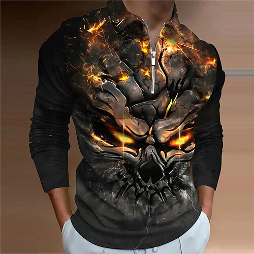 Men's Polo Shirt Golf Shirt Abstract Graphic Prints Turndown Blue Orange 3D Print Outdoor Street Long Sleeve Zipper Print Clothing Apparel Fashion Designer Casual Soft
Men's Polo Shirt Golf Shirt Abstract Graphic Prints Turndown Blue Orange 3D Print Outdoor Street Long Sleeve Zipper Print Clothing Apparel Fashion Designer Casual Soft