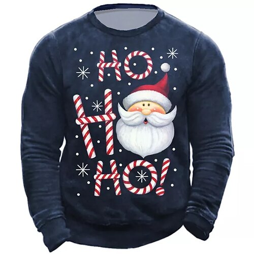 Men's Sweatshirt Pullover Black Navy Blue Crew Neck Santa Claus Graphic Prints Print Daily Sports Holiday 3D Print Basic Streetwear Designer Spring & Fall Clothing Apparel Hoodies Sweatshirts
Men's Sweatshirt Pullover Black Navy Blue Crew Neck Santa Claus Graphic Prints Print Daily Sports Holiday 3D Print Basic Streetwear Designer Spring & Fall Clothing Apparel Hoodies Sweatshirts