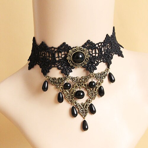 Tattoo Choker Necklace Necklace Accessories Retro Vintage Punk & Gothic Alloy For Girl Cosplay Halloween Carnival Masquerade Women's Costume Jewelry Fashion Jewelry
Tattoo Choker Necklace Necklace Accessories Retro Vintage Punk & Gothic Alloy For Girl Cosplay Halloween Carnival Masquerade Women's Costume Jewelry Fashion Jewelry