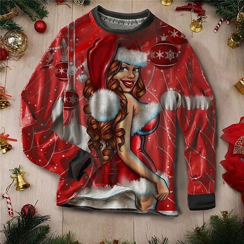 Men's Sweatshirt Pullover Red Crew Neck Cartoon Santa Claus Graphic Prints Patchwork Print Daily Sports Holiday 3D Print Streetwear Designer Casual Spring Fall Clothing Apparel Hoodies Sweatshirts
Men's Sweatshirt Pullover Red Crew Neck Cartoon Santa Claus Graphic Prints Patchwork Print Daily Sports Holiday 3D Print Streetwear Designer Casual Spring Fall Clothing Apparel Hoodies Sweatshirts