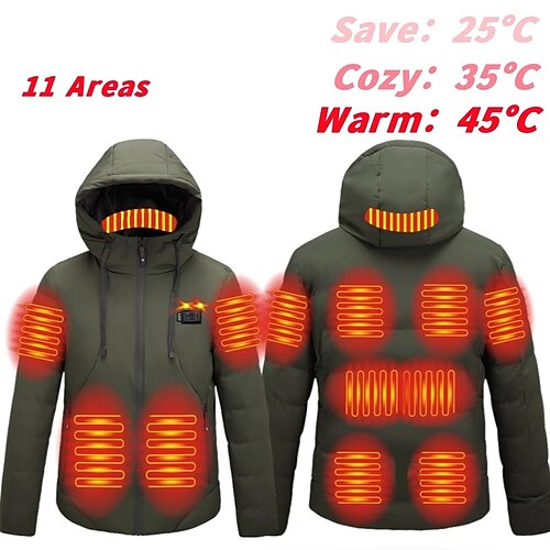 11 Area Men's Heated Vest Men Women Parka Jacket Autumn Winter Cycling Warm USB Electric Heated Outdoor Sports Vests For Hunting
11 Area Men's Heated Vest Men Women Parka Jacket Autumn Winter Cycling Warm USB Electric Heated Outdoor Sports Vests For Hunting