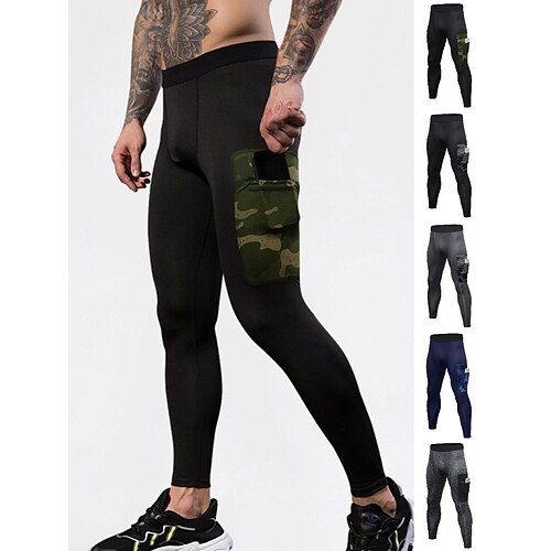 Men's Running Tights Leggings Compression Pants Patchwork Pocket Bottoms Athletic Athleisure Winter Breathable Quick Dry Sweat wicking Running Jogging Training Sportswear Activewear Camouflage Black
Men's Running Tights Leggings Compression Pants Patchwork Pocket Bottoms Athletic Athleisure Winter Breathable Quick Dry Sweat wicking Running Jogging Training Sportswear Activewear Camouflage Black