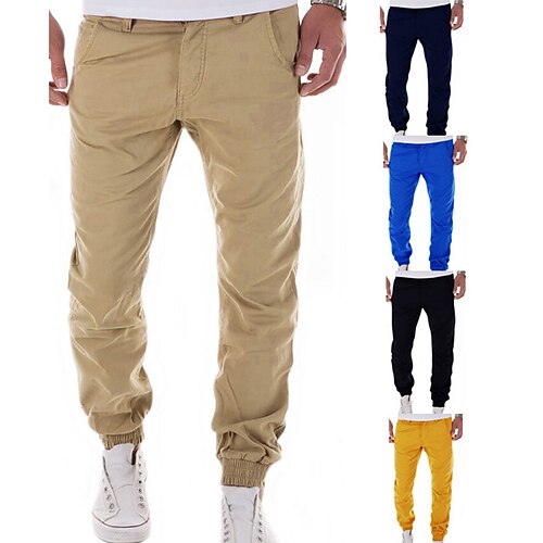 Per uomo Pareggiatore Pantaloni Chino Pantaloni da lavoro Pantaloni kaki Tasche Polsino elastico Liscio Comfort Indossabile Lunghezza intera Informale Giornaliero Per uscire Moda Semplice Nero Giallo
Per uomo Pareggiatore Pantaloni Chino Pantaloni da lavoro Pantaloni kaki Tasche Polsino elastico Liscio Comfort Indossabile Lunghezza intera Informale Giornaliero Per uscire Moda Semplice Nero Giallo