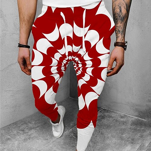 Men's Joggers Trousers Casual Pants Drawstring Elastic Waist 3D Print Optical Illusion Graphic Prints Geometry Comfort Casual Daily Streetwear Basic Fashion Black Blue Micro-elastic
Men's Joggers Trousers Casual Pants Drawstring Elastic Waist 3D Print Optical Illusion Graphic Prints Geometry Comfort Casual Daily Streetwear Basic Fashion Black Blue Micro-elastic
