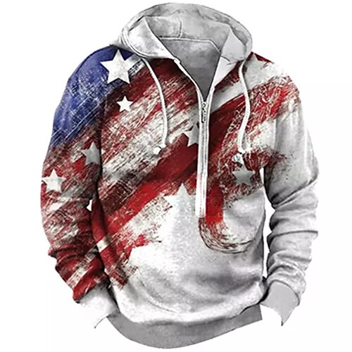 Herren Zur Seite fahren Kapuzenshirt mit durchgehendem Reißverschluss Grau Mit Kapuze Grafik-Drucke Nationalflagge Zip Bedruckt Casual Täglich Sport 3D-Druck Basic Strassenmode Designer Frühling
Herren Zur Seite fahren Kapuzenshirt mit durchgehendem Reißverschluss Grau Mit Kapuze Grafik-Drucke Nationalflagge Zip Bedruckt Casual Täglich Sport 3D-Druck Basic Strassenmode Designer Frühling