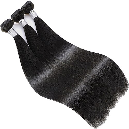 Human Hair Bundles(16 18 20 Inches) Always Straight Raw Human Hair Bundles 100% One Cuticle Direction No Chemical Processing Raw Human Hair Nature Black
Human Hair Bundles(16 18 20 Inches) Always Straight Raw Human Hair Bundles 100% One Cuticle Direction No Chemical Processing Raw Human Hair Nature Black