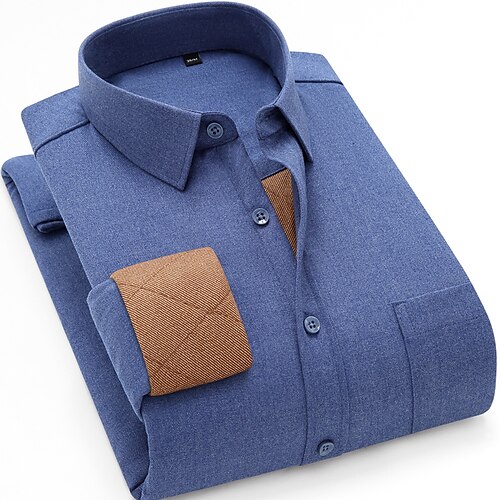 Men's Dress Shirt Fleece Shirt Solid Color Square Neck Light Green Dusty Blue Royal Blue Light Blue Work Street Long Sleeve collared shirts Clothing Apparel Wool Business Casual Classic Comfortable
Men's Dress Shirt Fleece Shirt Solid Color Square Neck Light Green Dusty Blue Royal Blue Light Blue Work Street Long Sleeve collared shirts Clothing Apparel Wool Business Casual Classic Comfortable