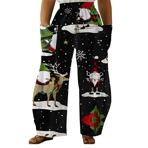 Women's Plus Size Christmas Chinos Pants Trousers Pocket Print Floral Letter Santa Claus Casual Holiday High Full Length Winter Fall Green Black Blue L XL XXL 3XL 4XL
Women's Plus Size Christmas Chinos Pants Trousers Pocket Print Floral Letter Santa Claus Casual Holiday High Full Length Winter Fall Green Black Blue L XL XXL 3XL 4XL