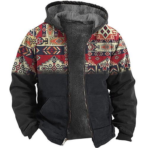 Men's Full Zip Hoodie Jacket Black Hooded Color Block Graphic Prints Zipper Print Sports Outdoor Daily Sports 3D Print Fleece Boho Streetwear Designer Winter Clothing Apparel Hoodies Sweatshirts
Men's Full Zip Hoodie Jacket Black Hooded Color Block Graphic Prints Zipper Print Sports Outdoor Daily Sports 3D Print Fleece Boho Streetwear Designer Winter Clothing Apparel Hoodies Sweatshirts