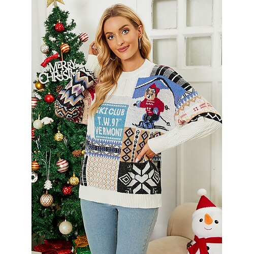 letter Masquerade Ugly Christmas Sweater / Sweatshirt Women's Christmas Christmas Masquerade Christmas Eve Adults Party Christmas 100% Acrylic Top
letter Masquerade Ugly Christmas Sweater / Sweatshirt Women's Christmas Christmas Masquerade Christmas Eve Adults Party Christmas 100% Acrylic Top