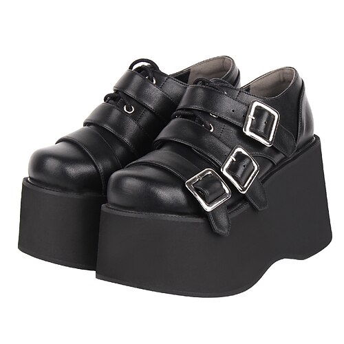 kvinners punk goth ankelstøvletter håndlagde creepers sko plattform chunky hæl firkantet-tå kiler kampstøvler 10 cm
kvinners punk goth ankelstøvletter håndlagde creepers sko plattform chunky hæl firkantet-tå kiler kampstøvler 10 cm