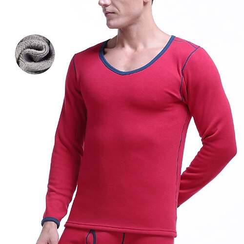 Men's Thermal Underwear Sleepwear Thermal Shirt Pure Color Basic Fashion Comfort Home Polyester Comfort Warm V Wire Long Sleeve Winter Fall Black Royal Blue
Men's Thermal Underwear Sleepwear Thermal Shirt Pure Color Basic Fashion Comfort Home Polyester Comfort Warm V Wire Long Sleeve Winter Fall Black Royal Blue