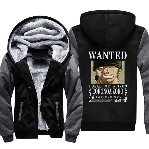 One Piece Roronoa Zoro Hattetrøje Anime Overtøj Anime Grafisk Overtøj Til Herre Dame Unisex Voksne Varmstempling 100% Polyester Afslappet / Hverdag
One Piece Roronoa Zoro Hattetrøje Anime Overtøj Anime Grafisk Overtøj Til Herre Dame Unisex Voksne Varmstempling 100% Polyester Afslappet / Hverdag