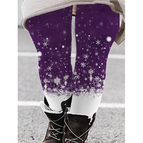 Women's Plus Size Christmas Chinos Leggings Print Snowflake Casual Comfort Outdoor Natural Full Length Winter Fall Green Blue Purple L XL XXL 3XL 4XL
Women's Plus Size Christmas Chinos Leggings Print Snowflake Casual Comfort Outdoor Natural Full Length Winter Fall Green Blue Purple L XL XXL 3XL 4XL