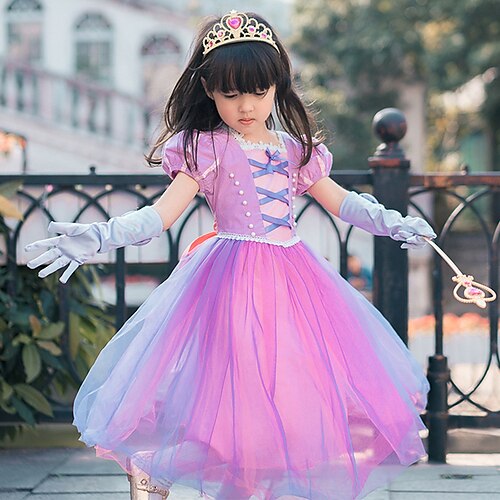 Sophia Kids Girls' Dress Solid Color A Line Dress Dress Party Crew Neck Short Sleeve Princess Dress 3-10 Years Spring Purple
Sophia Kids Girls' Dress Solid Color A Line Dress Dress Party Crew Neck Short Sleeve Princess Dress 3-10 Years Spring Purple
