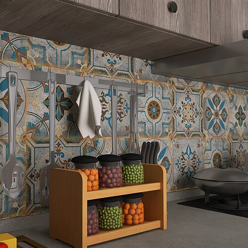 Ionic Thickened Frosted Ceramic Tile Sticker Decorative Ceramic Tile Sticker Detachable Oil Proof Waterproof Removable Wallpaper Kitchen Bathroom Living Room Self-adhesive Wall Sticker Home Decorati
Ionic Thickened Frosted Ceramic Tile Sticker Decorative Ceramic Tile Sticker Detachable Oil Proof Waterproof Removable Wallpaper Kitchen Bathroom Living Room Self-adhesive Wall Sticker Home Decorati