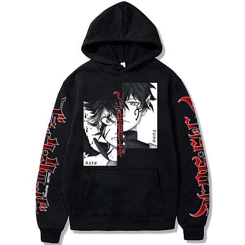 Inspired by Black Clover Asta Hoodie Cartoon Manga Anime Front Pocket Graphic Hoodie For Men's Women's Unisex Adults' Hot Stamping 100% Polyester
Inspired by Black Clover Asta Hoodie Cartoon Manga Anime Front Pocket Graphic Hoodie For Men's Women's Unisex Adults' Hot Stamping 100% Polyester