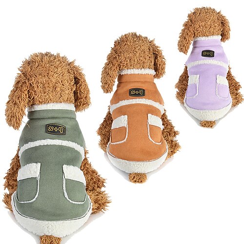 Dog Cat Coat Solid Colored Adorable Stylish Ordinary Casual Daily Outdoor Casual Daily Winter Dog Clothes Puppy Clothes Dog Outfits Warm Green Purple Yellow Costume for Girl and Boy Dog Lamb Fur 8 10
Dog Cat Coat Solid Colored Adorable Stylish Ordinary Casual Daily Outdoor Casual Daily Winter Dog Clothes Puppy Clothes Dog Outfits Warm Green Purple Yellow Costume for Girl and Boy Dog Lamb Fur 8 10