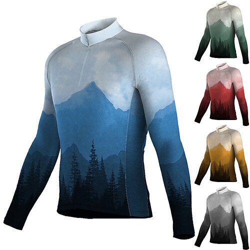 21Grams Men's Cycling Jersey Long Sleeve Bike Jersey Top with 3 Rear Pockets Mountain Bike MTB Road Bike Cycling Breathable Quick Dry Moisture Wicking Reflective Strips Green Yellow Red Graphic
21Grams Men's Cycling Jersey Long Sleeve Bike Jersey Top with 3 Rear Pockets Mountain Bike MTB Road Bike Cycling Breathable Quick Dry Moisture Wicking Reflective Strips Green Yellow Red Graphic