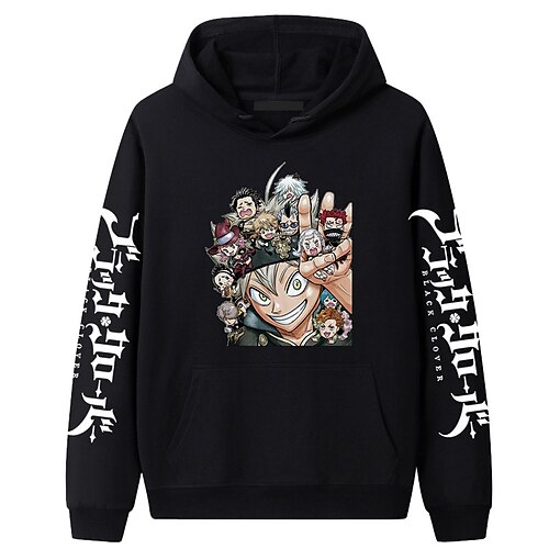 Inspired by Black Clover Asta Hoodie Cartoon Manga Anime Front Pocket Graphic Hoodie For Men's Women's Unisex Adults' Hot Stamping 100% Polyester
Inspired by Black Clover Asta Hoodie Cartoon Manga Anime Front Pocket Graphic Hoodie For Men's Women's Unisex Adults' Hot Stamping 100% Polyester