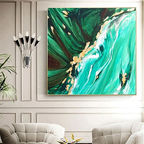 Abstract Oil Painting Canvas Wall Art Decoration Modern Green Abstract for Home Decor Rolled Frameless Unstretched Painting
Abstract Oil Painting Canvas Wall Art Decoration Modern Green Abstract for Home Decor Rolled Frameless Unstretched Painting