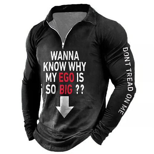 Men's Polo Shirt Golf Shirt Letter Graphic Prints Turndown Green Black Blue Gray 3D Print Outdoor Street Long Sleeve Zipper Print Clothing Apparel Fashion Designer Casual Soft
Men's Polo Shirt Golf Shirt Letter Graphic Prints Turndown Green Black Blue Gray 3D Print Outdoor Street Long Sleeve Zipper Print Clothing Apparel Fashion Designer Casual Soft