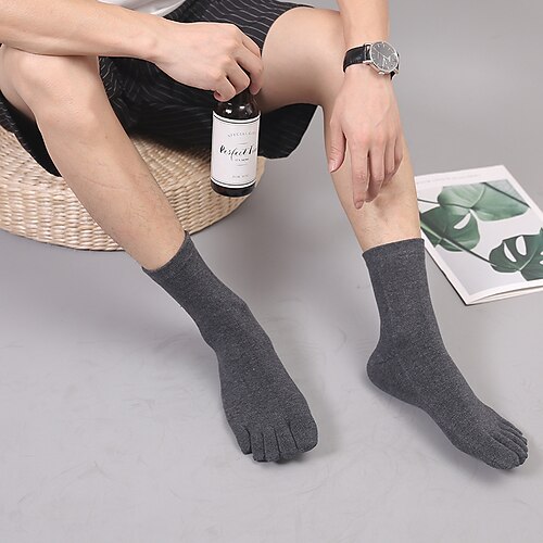 Homme 4 paires Chaussettes Chaussettes orteils Chaussettes décontractées Noir Blanche Couleur Coton Couleur Pleine Casual du quotidien Chaud Automne hiver Mode Confort
Homme 4 paires Chaussettes Chaussettes orteils Chaussettes décontractées Noir Blanche Couleur Coton Couleur Pleine Casual du quotidien Chaud Automne hiver Mode Confort